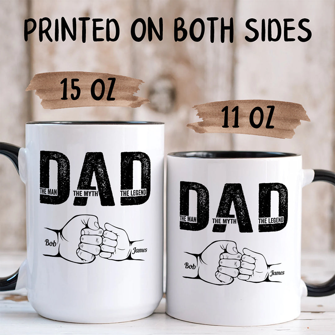 UPST30 Happy Father's Day The Man The Myth The Legend - Personalized Mug