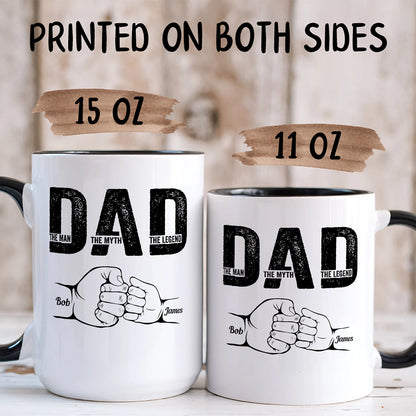 UPST30 Happy Father's Day The Man The Myth The Legend - Personalized Mug