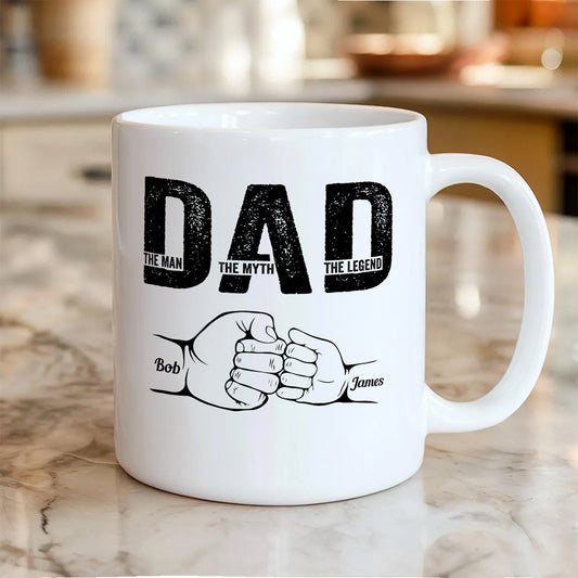 UPST30 Happy Father's Day The Man The Myth The Legend - Personalized Mug