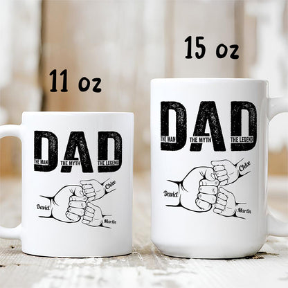 UPST30 Happy Father's Day The Man The Myth The Legend - Personalized Mug