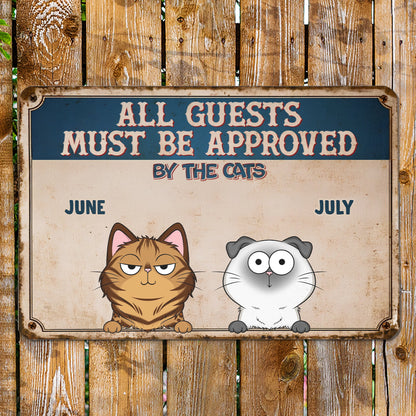 PSMT12 Entrance Decoration Pets Lover-Personalized Custom Metal Sign