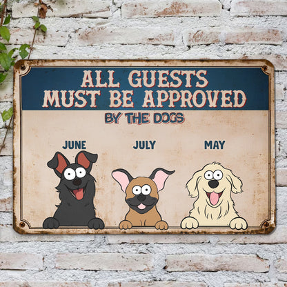 PSMT12 Entrance Decoration Pets Lover-Personalized Custom Metal Sign