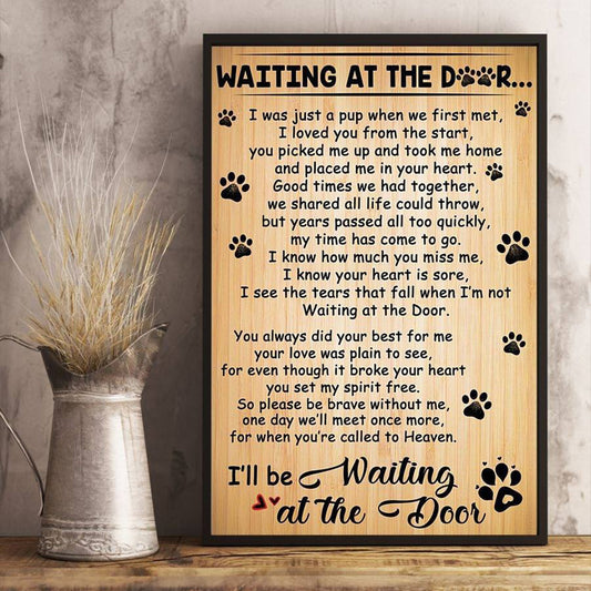 PSAH02 I'll Be Waiting At The Door Poster