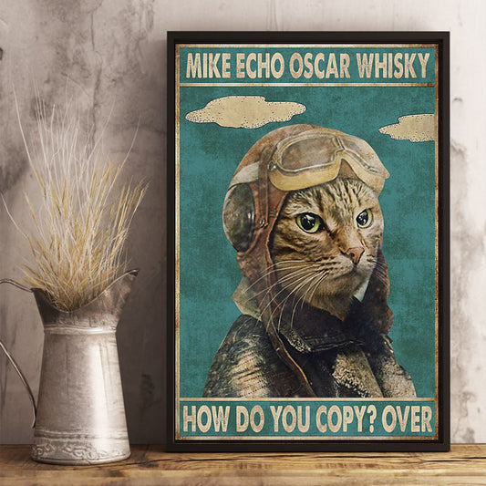 PSAH09 Mike Echo Oscar Whisky How Do You Copy Over Poster
