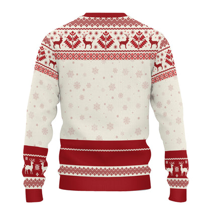 PSTS29 Happy Pawlidays Dog Dad Xmas - Personalized Custom Sweater