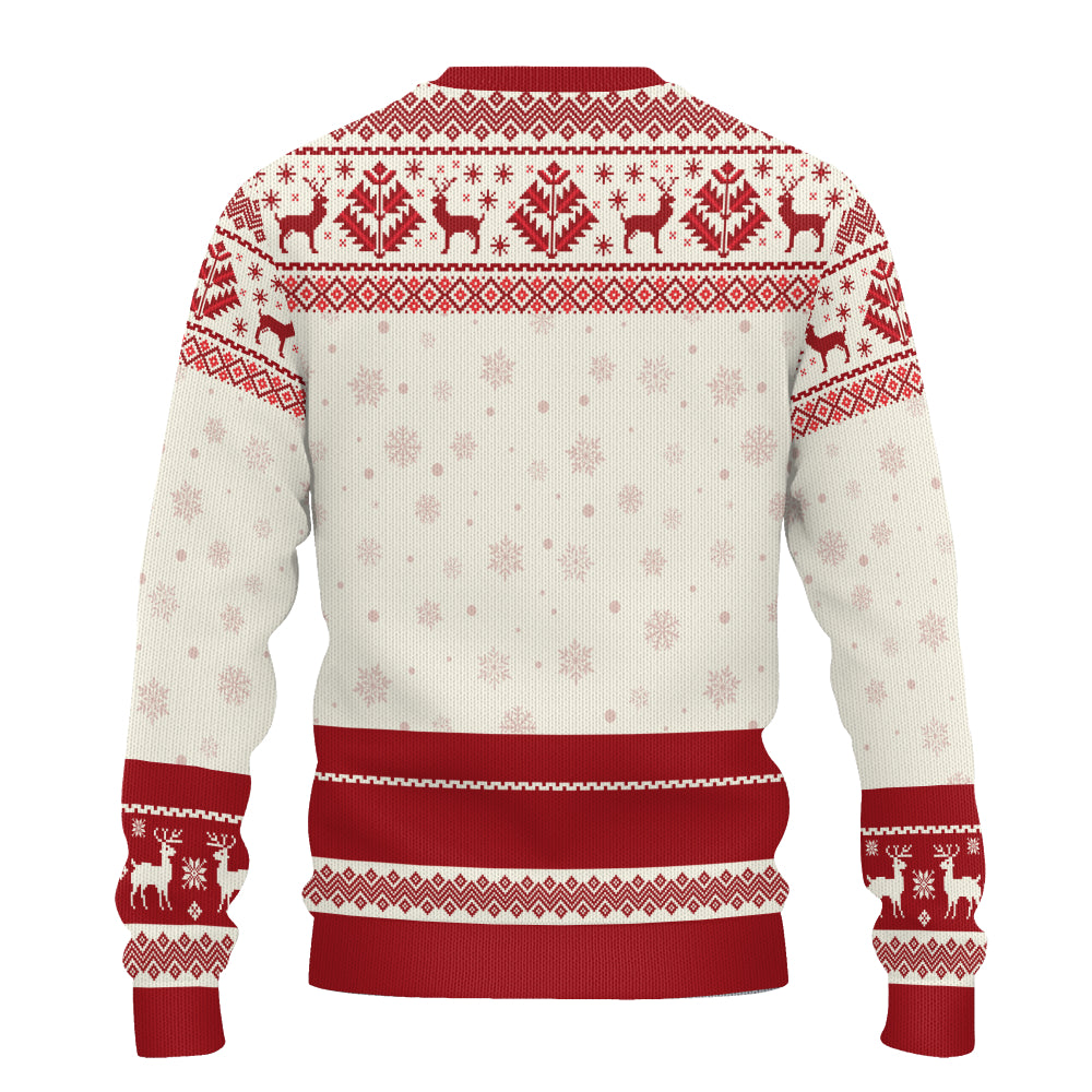 PSTS29 Happy Pawlidays Fur Dad Xmas - Personalized Custom Sweater