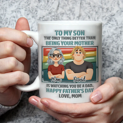 UPST29 The Only Thing Better Than Being Your Mother - 3D Inflated Effect Personalized Mug