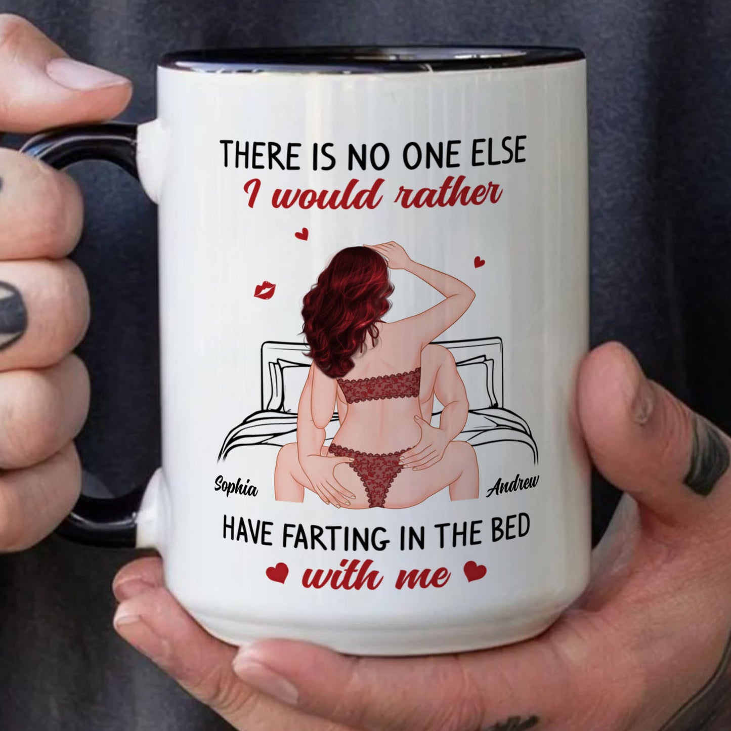 PST102 There Is No One Else Funny Couple - White Mug Accent Mug