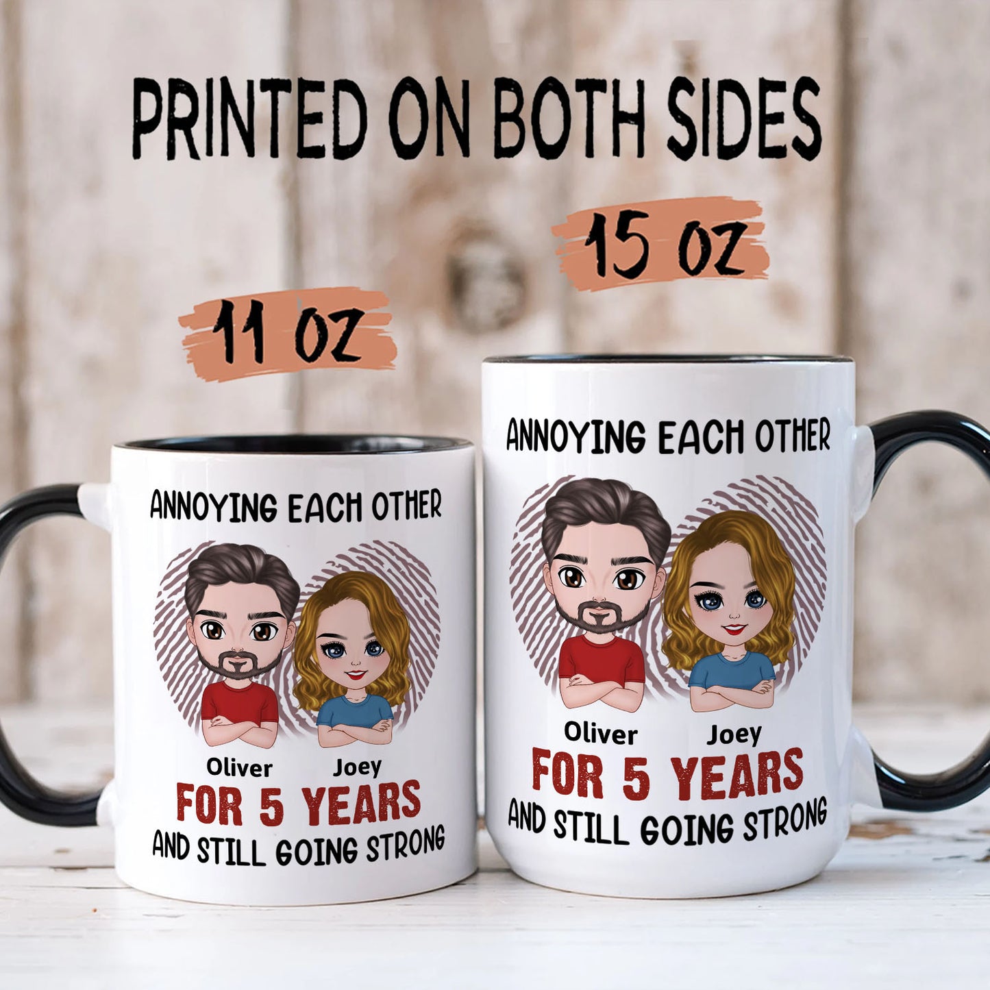 PST114 Annoying Each Other - White Mug Accent Mug