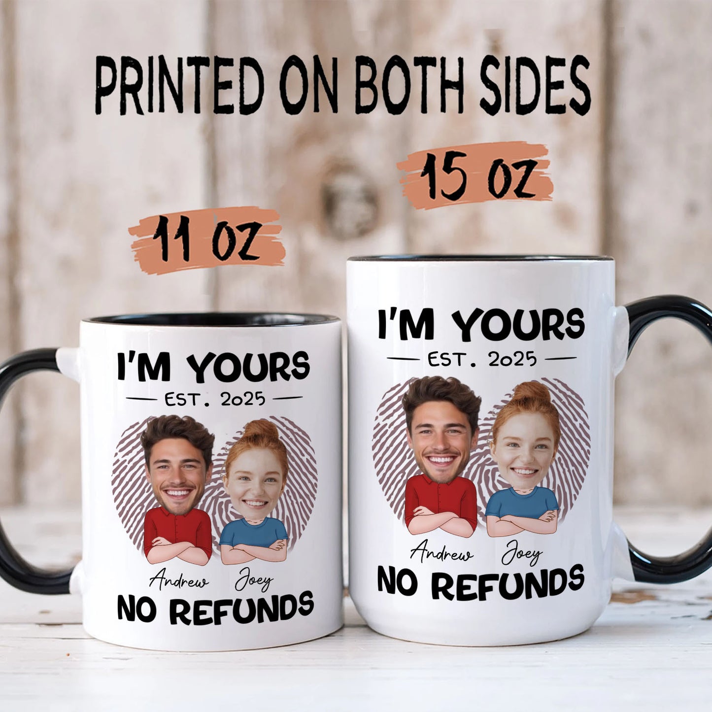 PST106 I'm Yours No Refunds - White Mug Accent Mug