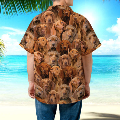PSAH33 Vizslas Hawaiian Shirt