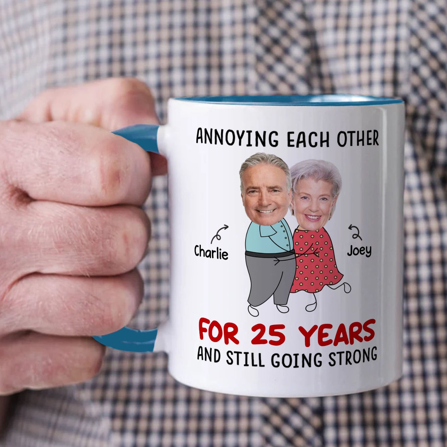 PST105 Annoying Each Other - White Mug Accent Mug