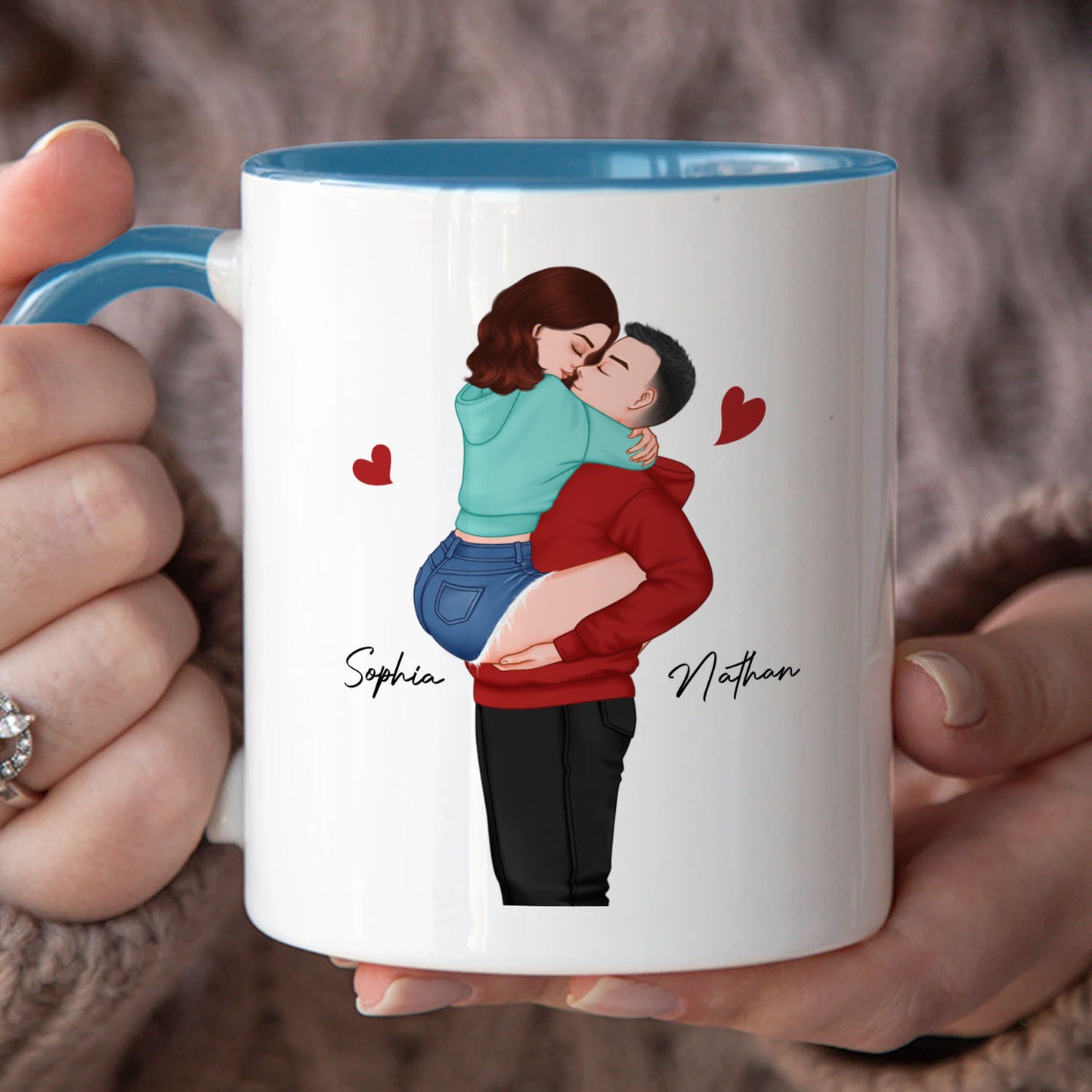 PST100 I Met You I Liked You I Love You - White Mug Accent Mug