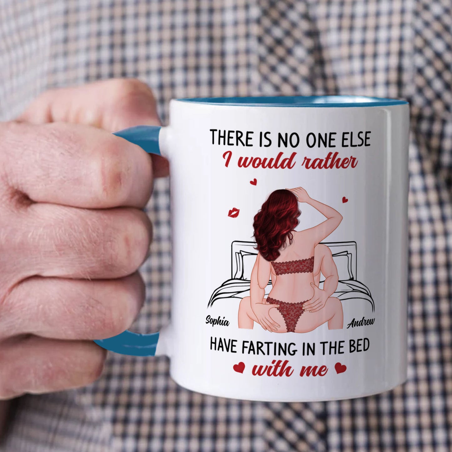 PST102 There Is No One Else Funny Couple - White Mug Accent Mug
