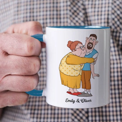 PST120 Best Gift Ever For Husband And Wife - White Mug Accent Mug
