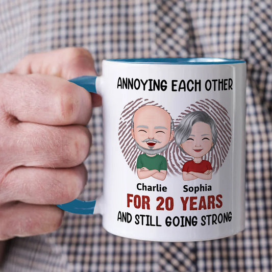 PST114 Annoying Each Other - White Mug Accent Mug