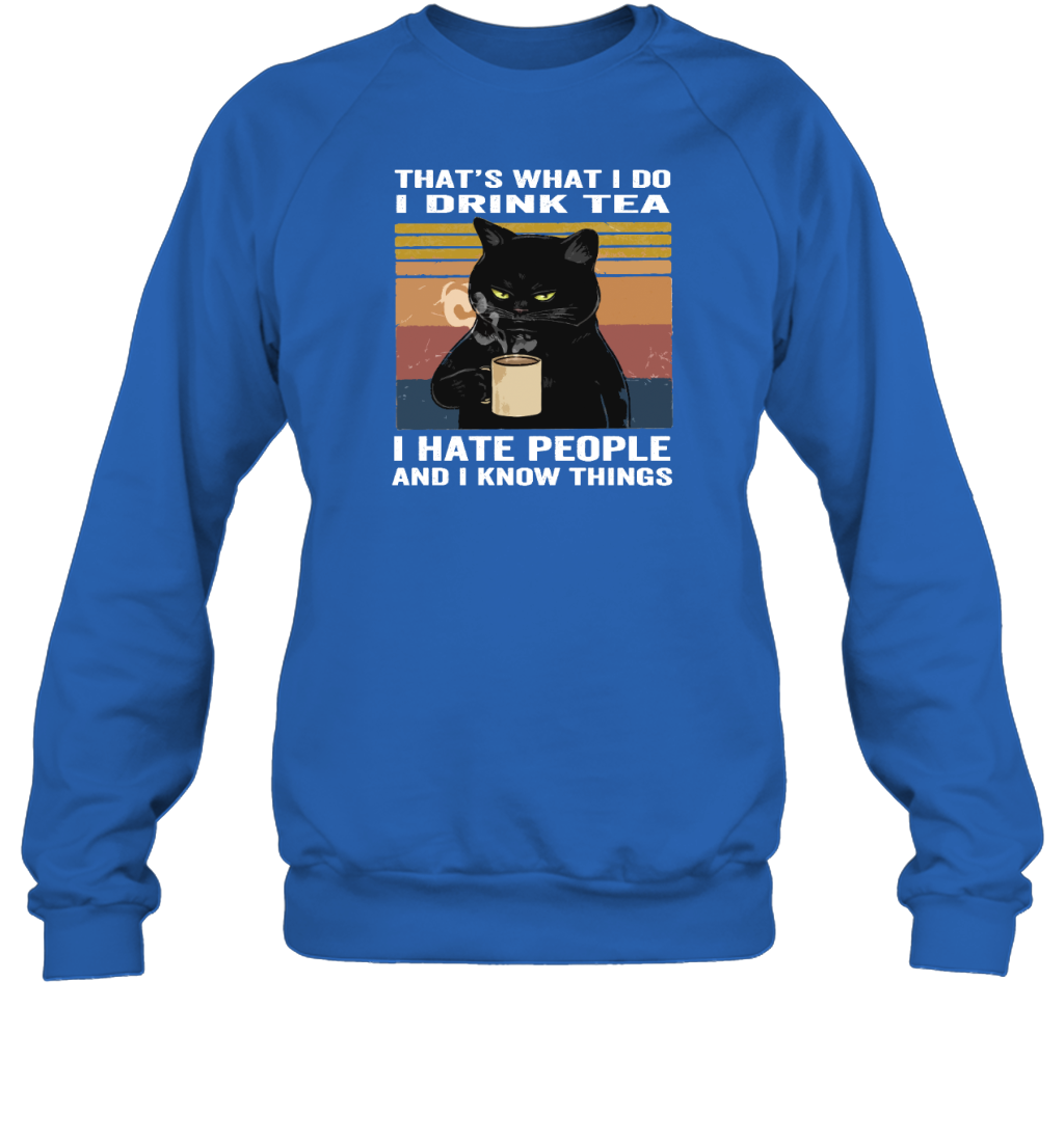 ETT282b I Drink Tea I Hate People And I Know Things