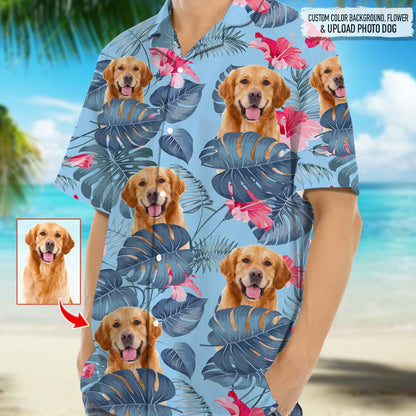 PSH01 Personalized Photo Upload Pet's Lover Hawaiian Shirt