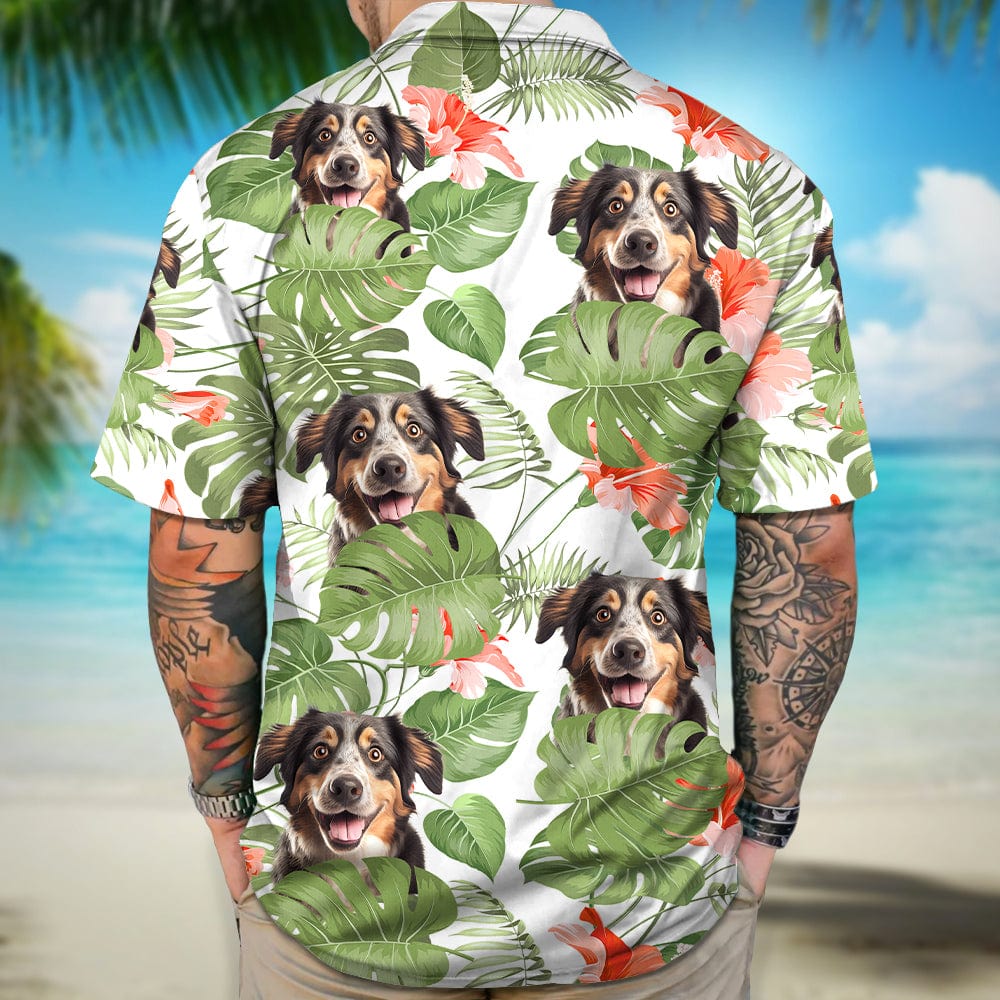 PSH01 Personalized Photo Upload Pet's Lover Hawaiian Shirt