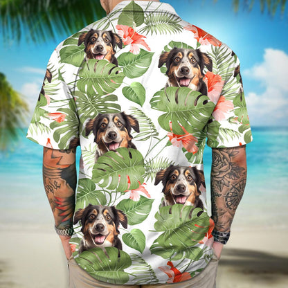 PSH01 Personalized Photo Upload Pet's Lover Hawaiian Shirt