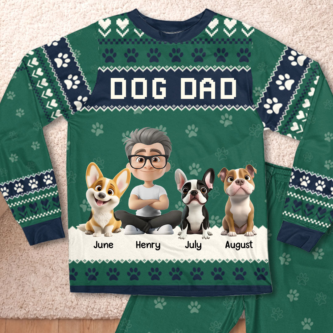 PSTPA07 A Man And His Dog A Bond That Can't Be Broken - Personalized Custom Pajama Set