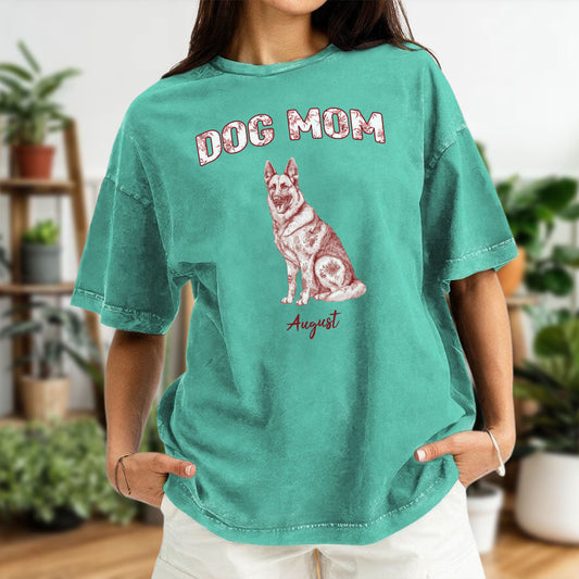 PST57 Toile De Jouy French Dog Lover - Personalized Custom Washed T-shirt