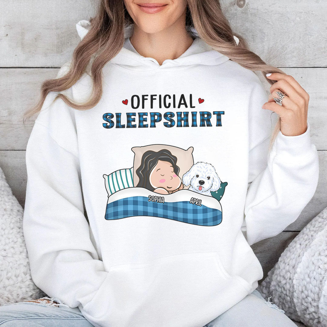 PSTPA04 Official Sleepshirt Dog Lover - Personalized Custom T-shirt Hoodie