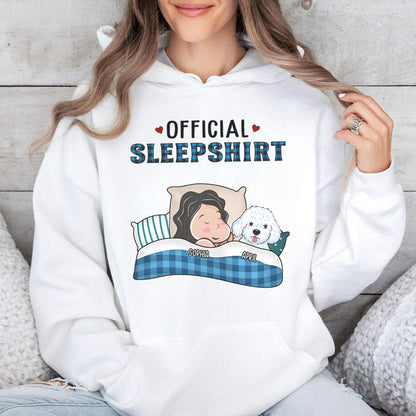 PSTPA04 Official Sleepshirt Dog Lover - Personalized Custom T-shirt Hoodie