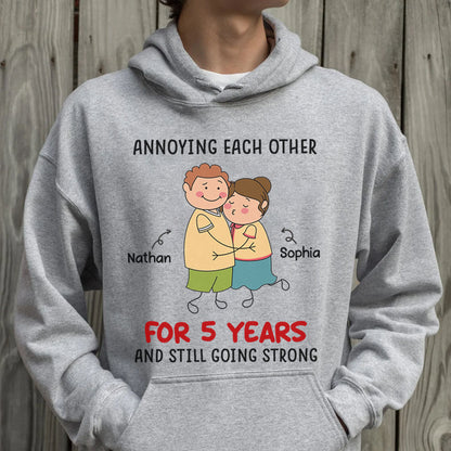 PST105 Annoying Each Other - Personalized Custom T-shirt Hoodie