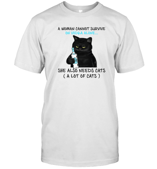Miah1071_vodka A Woman Cannot Survive On Vodka Alone She Also Needs Cats