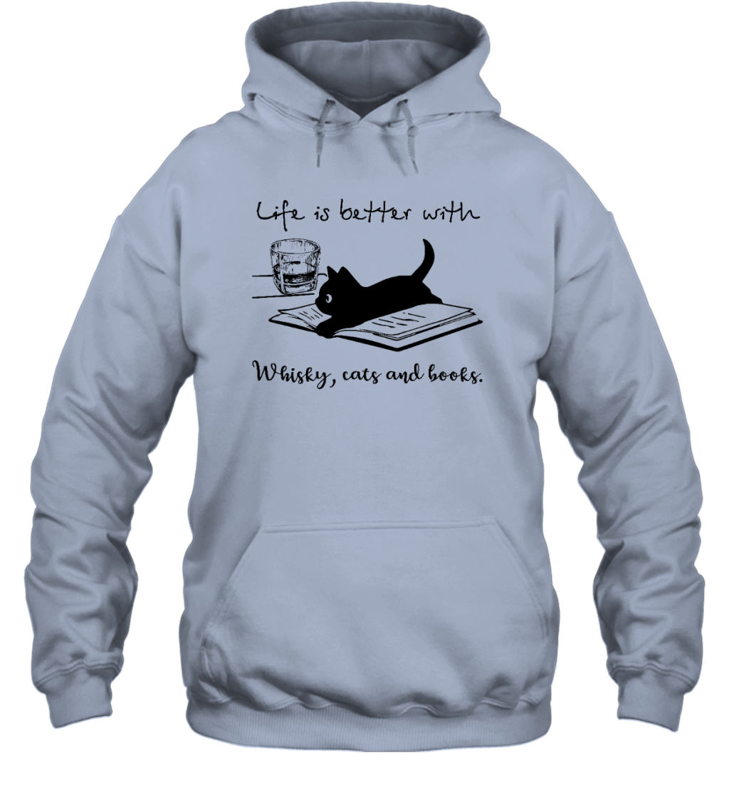 Miah869_whisky Life Is Better With Whisky, Cats And Books