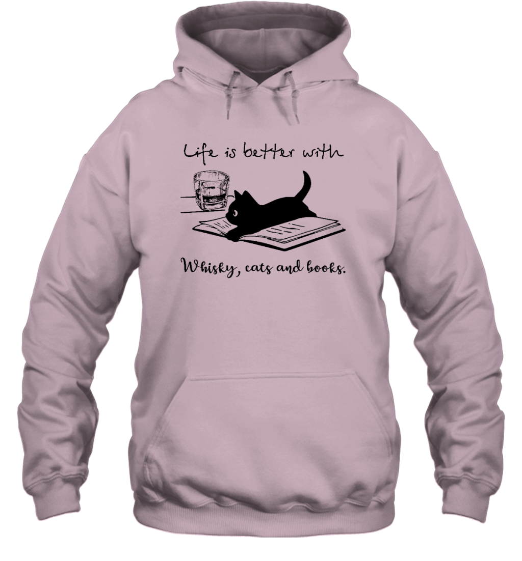 Miah869_whisky Life Is Better With Whisky, Cats And Books