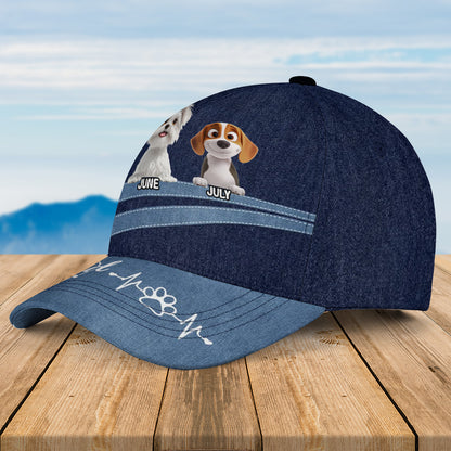 PST228 Best Dog Dad Mom Ever - Personalized Custom Classic Cap