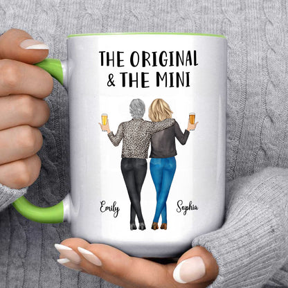PST146 The Original & The Mini - Personalized White Mug Accent Mug