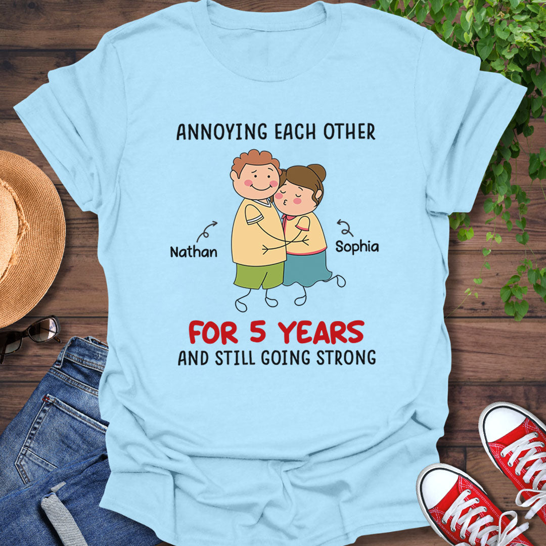 PST105 Annoying Each Other - Personalized Custom T-shirt Hoodie