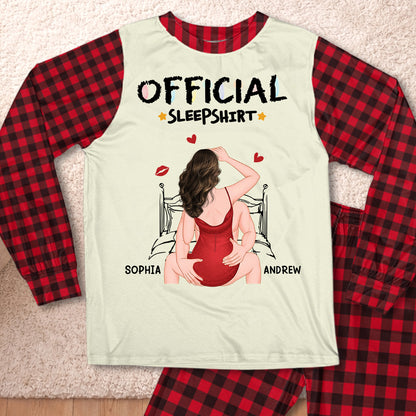 PSTPA14 Official Sleep Shirt Sexy Couple - Personalized Custom Pajama Set
