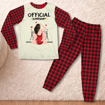 PSTPA14 Official Sleep Shirt Sexy Couple - Personalized Custom Pajama Set