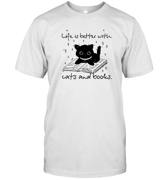 ETT1740 Life Is Better Cats And Books