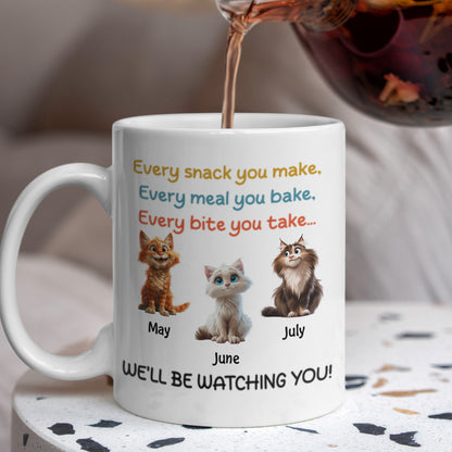 PST62 I'll Be Watching You Cat Lover - Personalized Custom Mug