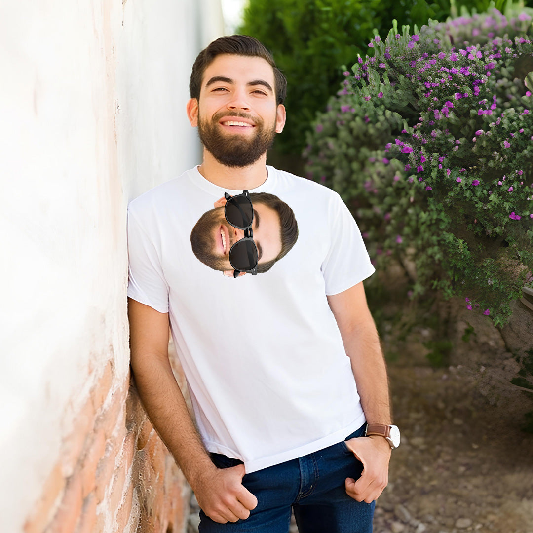 PSTA01 Funny Glasses Hanging - Personalized Custom All-over-print T-shirt