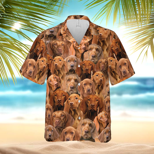 PSAH33 Vizslas Hawaiian Shirt