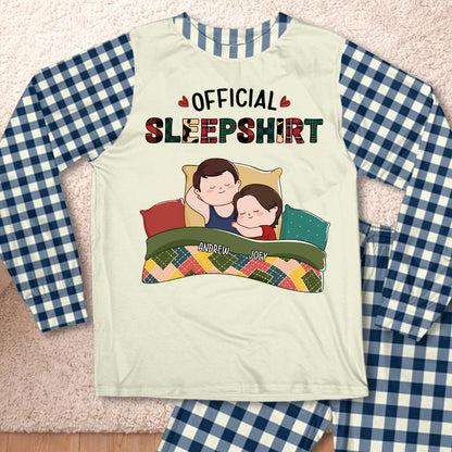 PSTPA10 Official Sleepshirt Couple - Personalized Custom Pajama Set