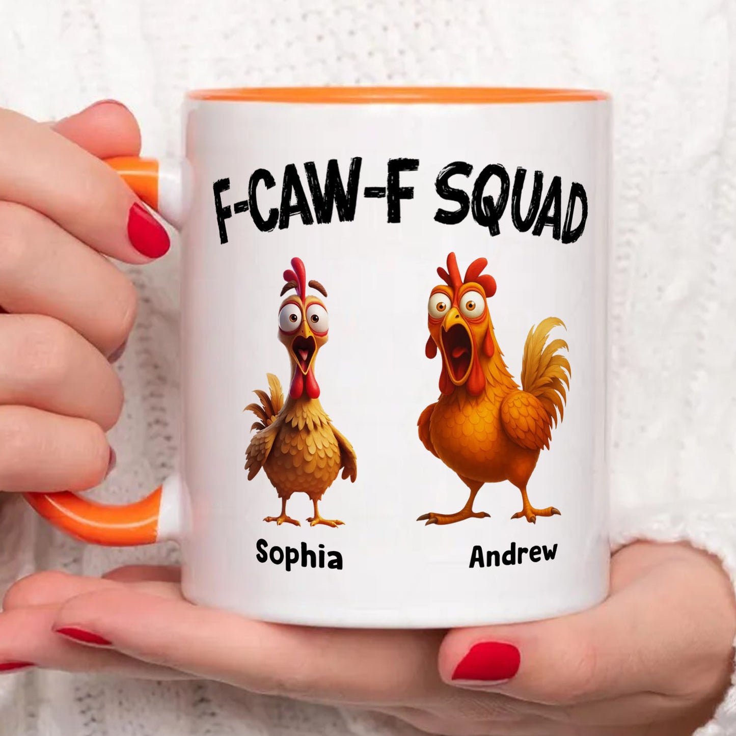 PST171 F-CAWF Squad - Personalized White Mug Accent Mug