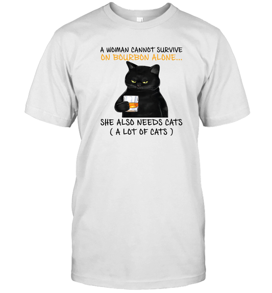 Miah1071_bourbon A Woman Cannot Survive On Bourbon Alone She Also Needs Cats
