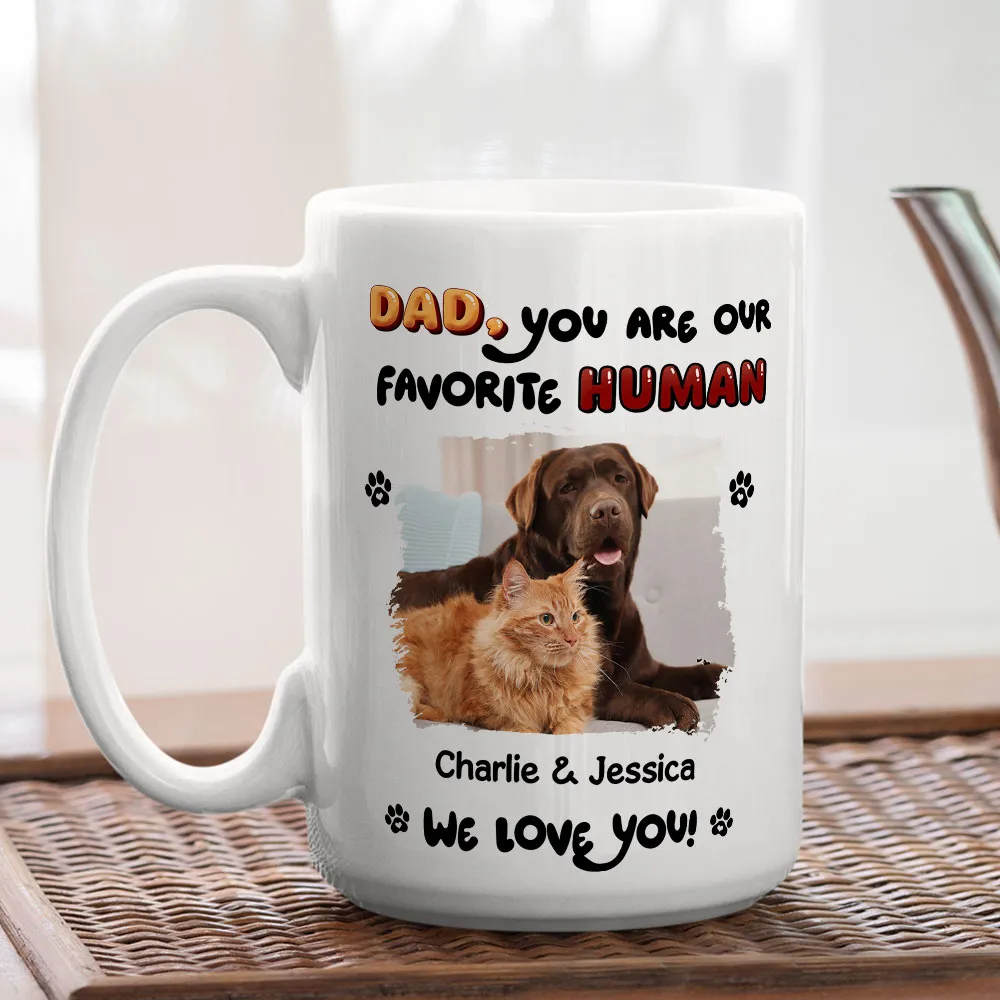 UPST110 Dad Mom You Are My Favorite Human - Personalized White Mug Accent Mug