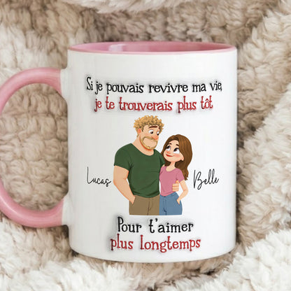 PST240 I'd Find you Sooner And Love You Longer France Ver - Personalized White Mug Accent Mug