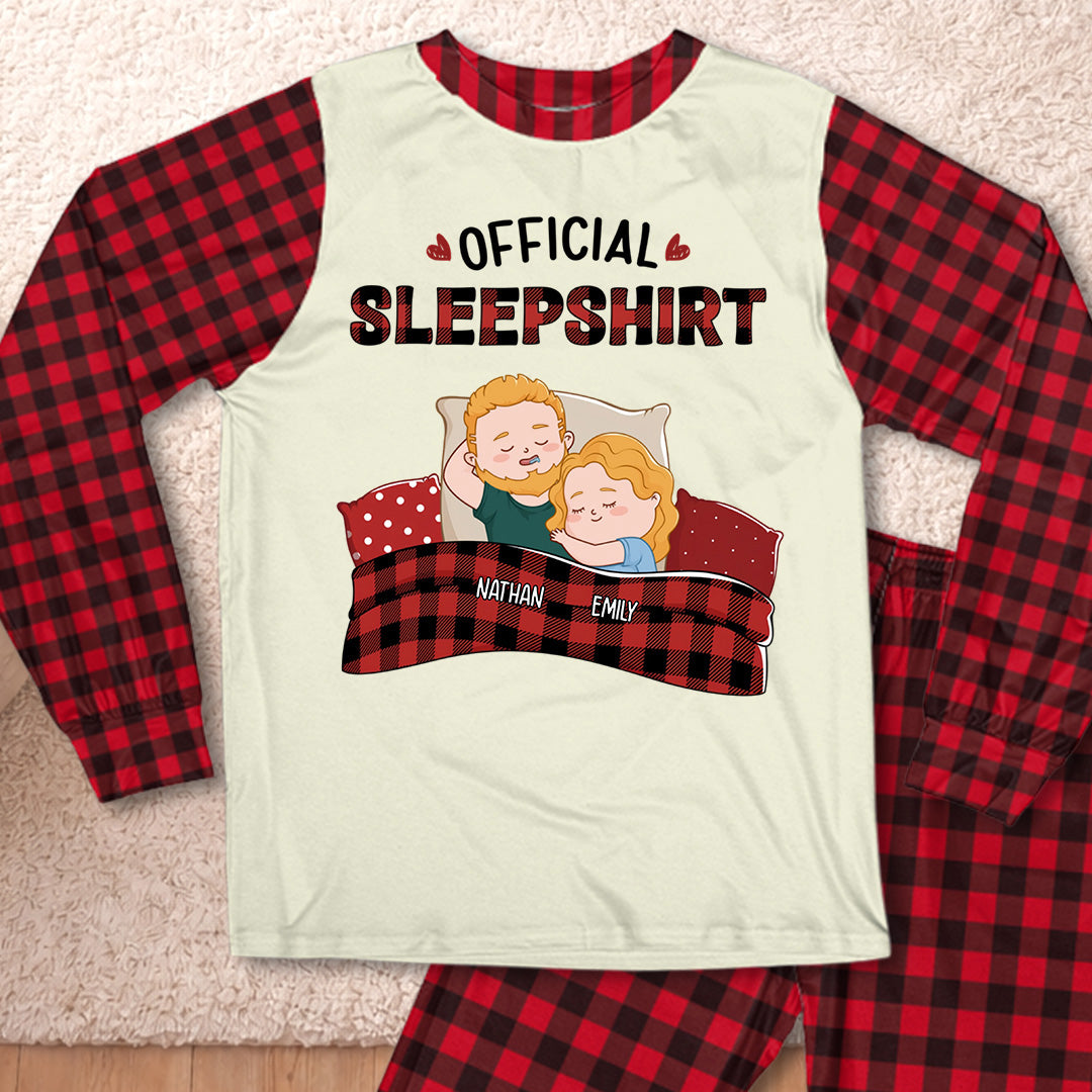 PSTPA10 Official Sleepshirt Couple - Personalized Custom Pajama Set