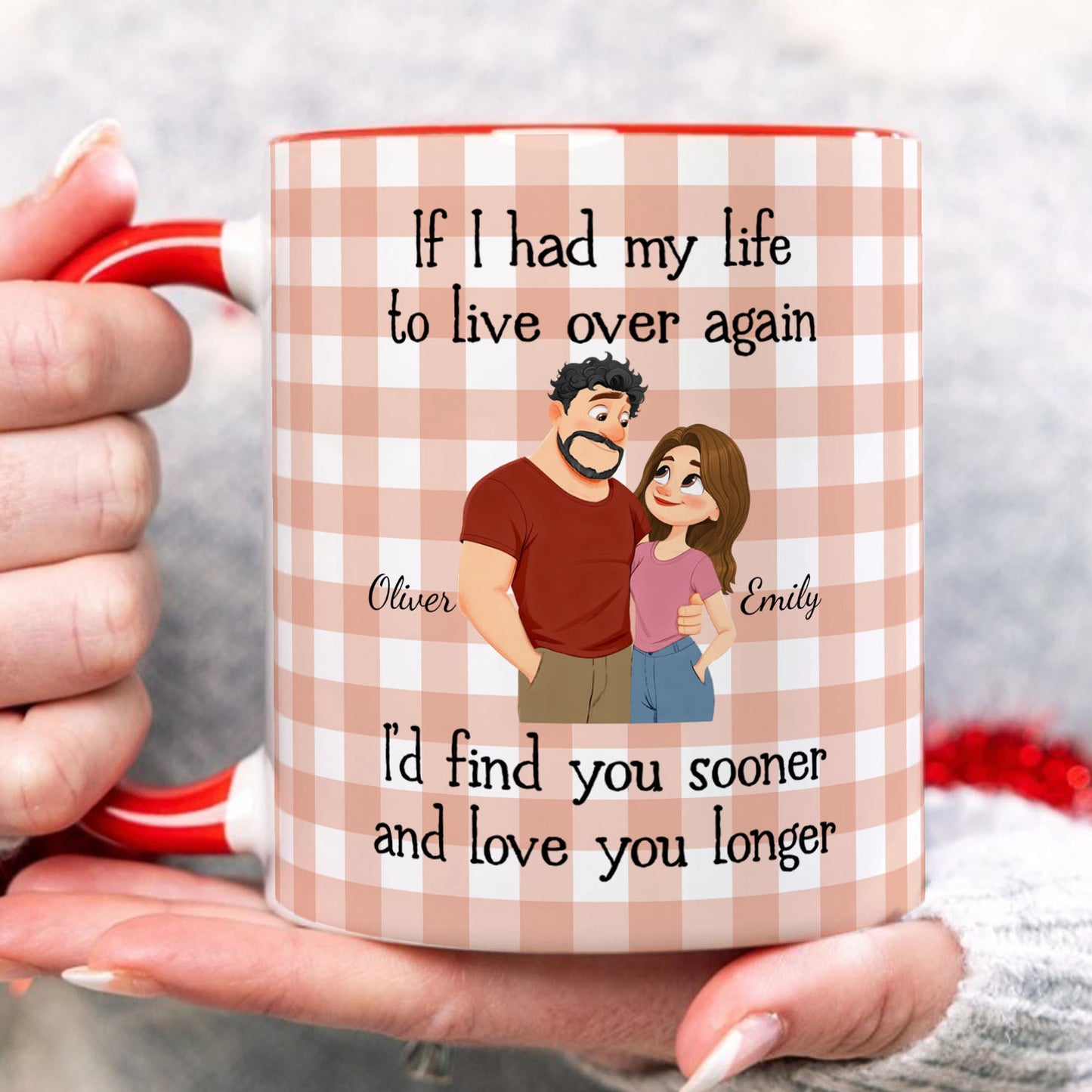 PST232 I'm Not Spoiled My Husband Just Loves Me - Personalized White Mug Accent Mug