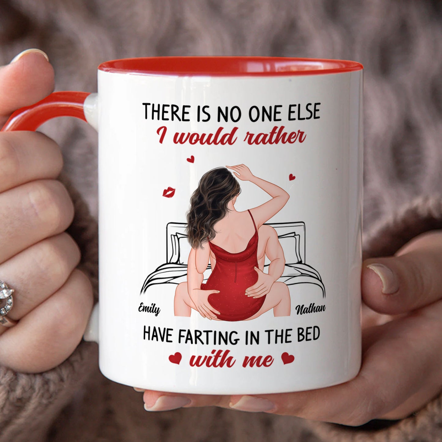 PST102 There Is No One Else Funny Couple - White Mug Accent Mug