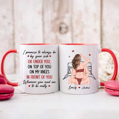 PST104 I Promise To Always Be By Your Side - White Mug Accent Mug